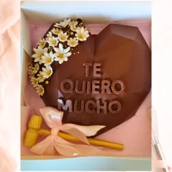 Corazón de chocolate 🍫 rompible.