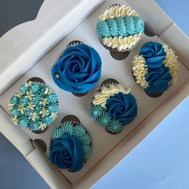 Cupcakes rellenos para papá 💙
