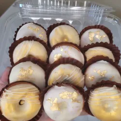 Donas con Nutella blanca ⭐ 12 unidades 