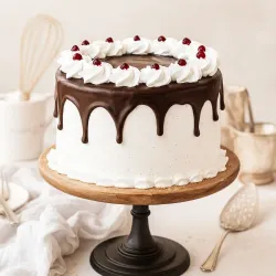 Layercake con cobertura de chocolate 