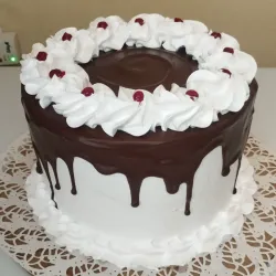 Layercake con cobertura de chocolate 