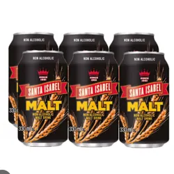 6 pack de Malta Santa Isabel