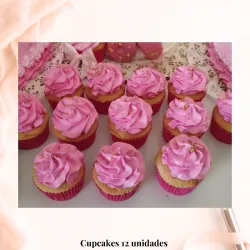 Pack de 12 Cupcakes de vainilla.