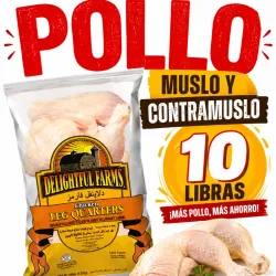 Paquete de pollo 10 lb (muslo y contramuslo)