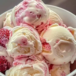 Rizado de vainilla con fresa 4 litros