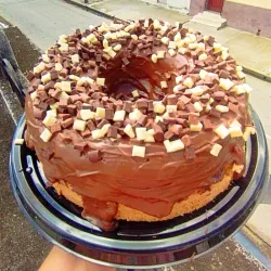 Roscón de choco chunk y sacher milk