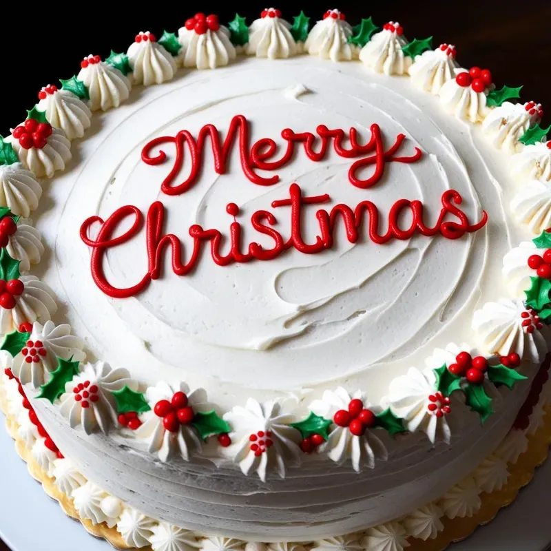 Torta de navidad 18 cm
