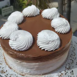 Torta de sacher Caramel y nata 