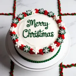 Torta navideña 24 cm
