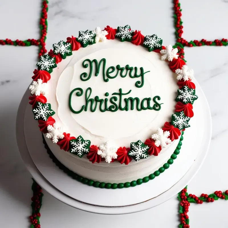 Torta navideña 24 cm