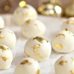 Trufas de chocolate blanco 12 unidades 