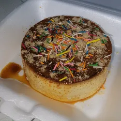 Flan con doble agregos