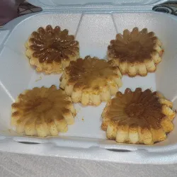 Mini flan flores