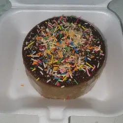 Pudin colorido con doble agrego