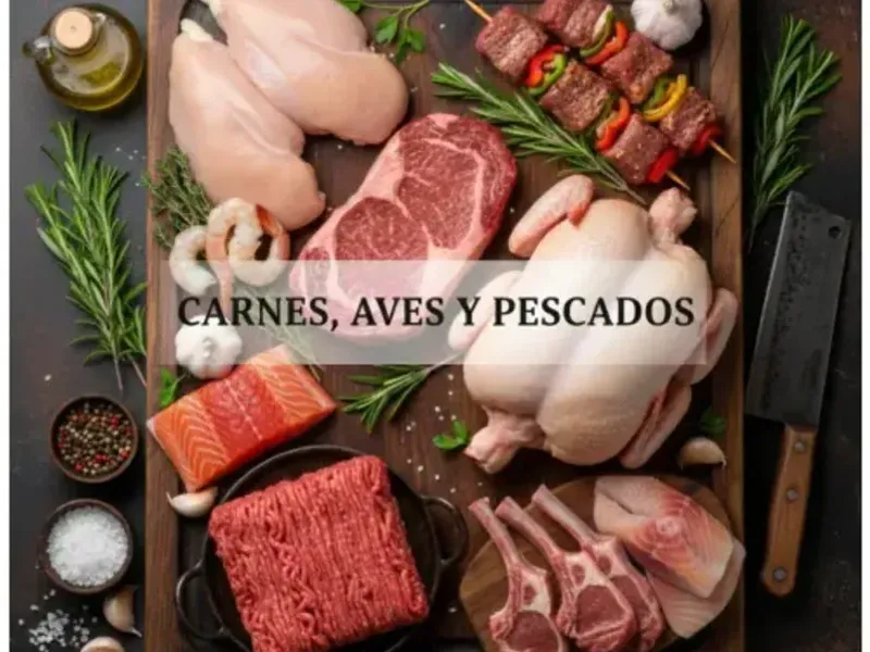 Carnes, Aves y pescado
