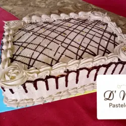 Cake media bandeja