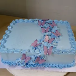 Cake media bandeja