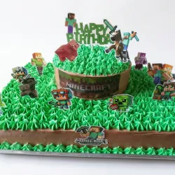 Cake de Minecraft 💚
