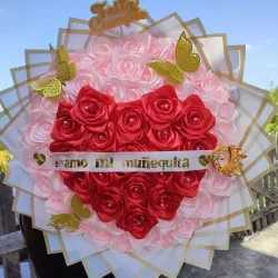 Ramo buchón exclusivo en forma de corazón 😍❣