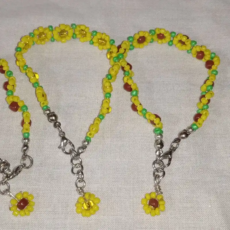 Pulsera de girasoles 🌻