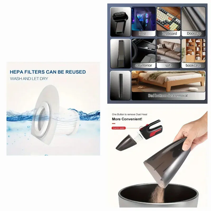 Aspirador portátil CascadeVac $55 usd 