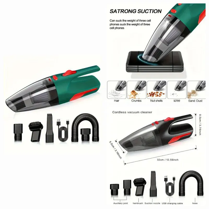Aspirador portátil CascadeVac $55 usd 
