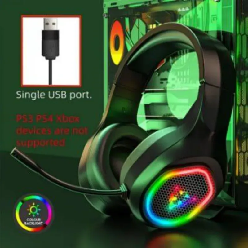 Auriculares para Juegos USB para PC $65 usd