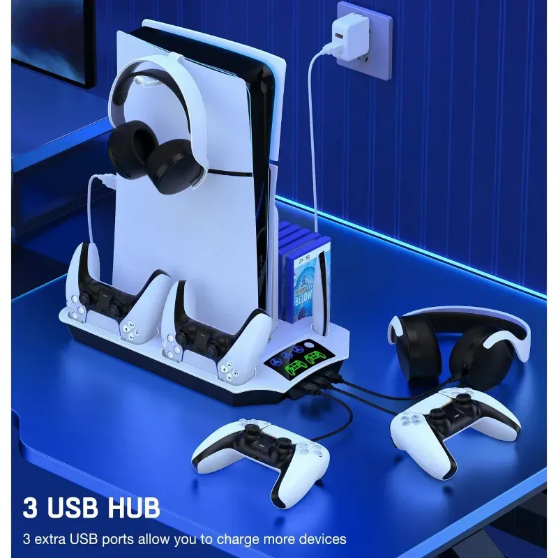 Base de Enfriamiento para PS5 Fat/Slim $60 usd