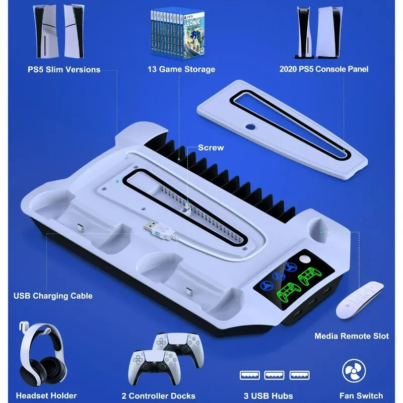 Base de Enfriamiento para PS5 Fat/Slim $60 usd