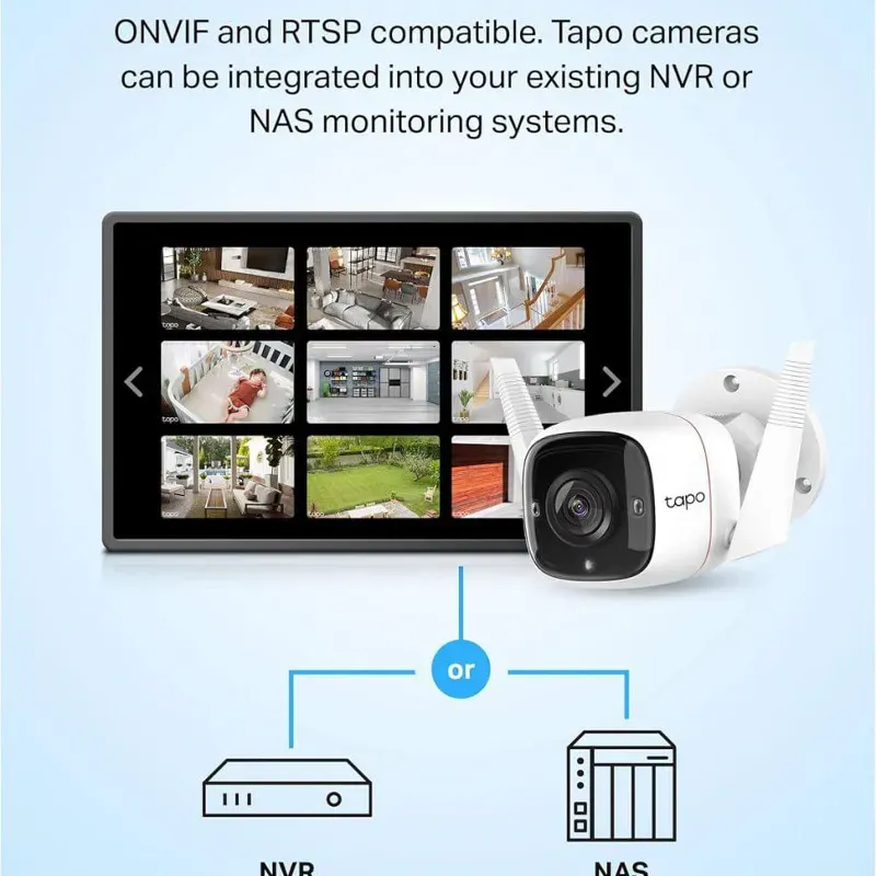 Camara de seguridad tapo $70 usd 