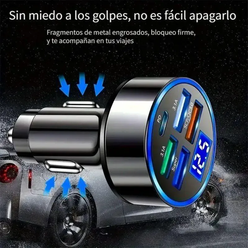 Cargador Rápido de automóvil $18 usd 