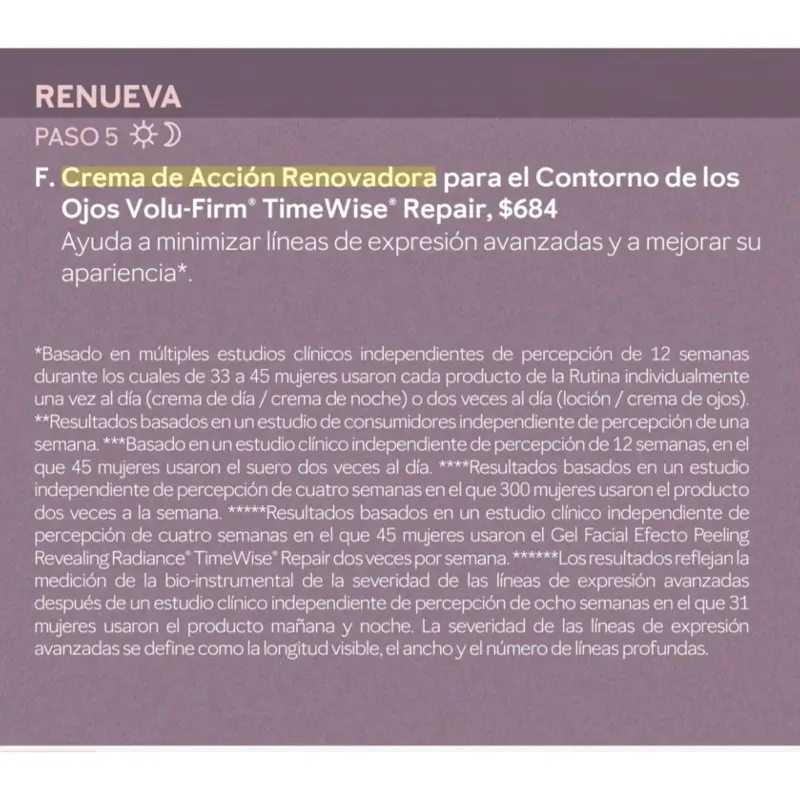 Crema de acción renovadora 