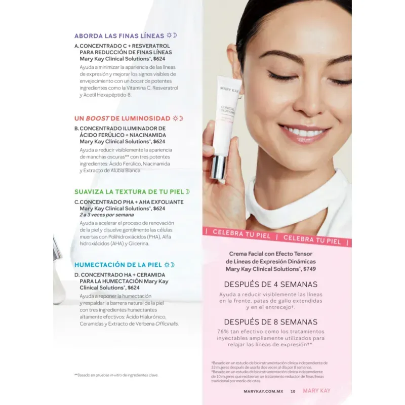 Crema Facial con Efecto Tensor de Líneas de Expresión Dinámicas