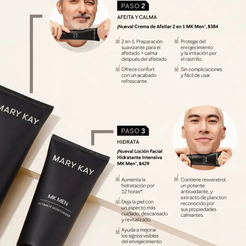 Cremas para hombres 