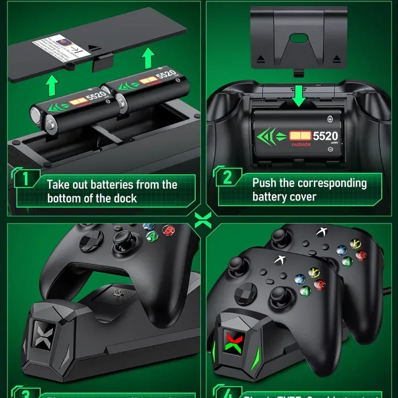 Estación de Carga para Xbox $55 usd 