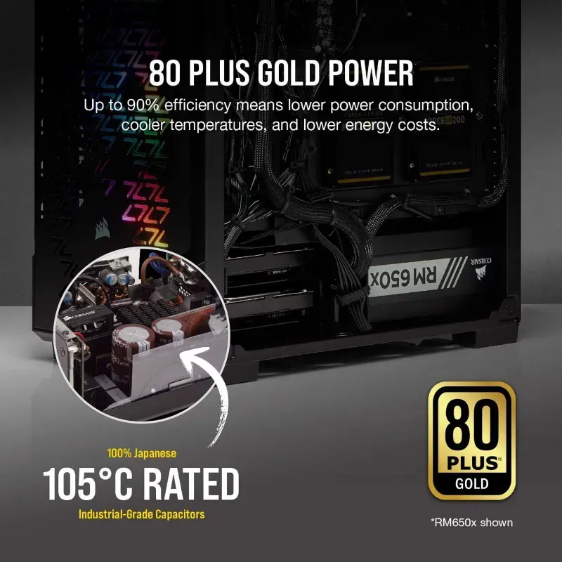 Fuente Corsair RM850x $130 usd 