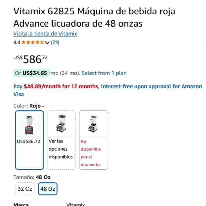 Maquina de bebidas de 48 oz $450 usd 