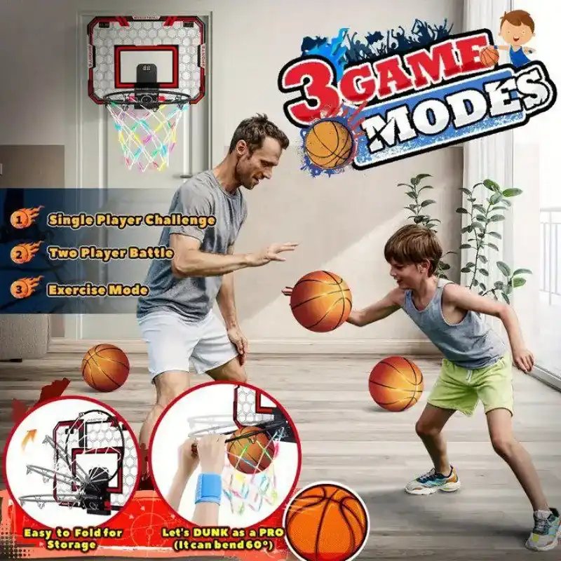 Mini aro de baloncesto LED $60 usd