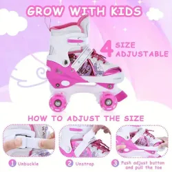 🛼 Patines Infantiles 4 Ruedas $89 usd