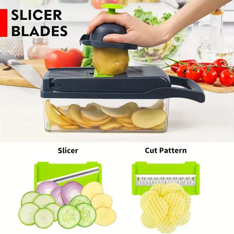 Picadora de verduras 16 en 1 $42 usd 