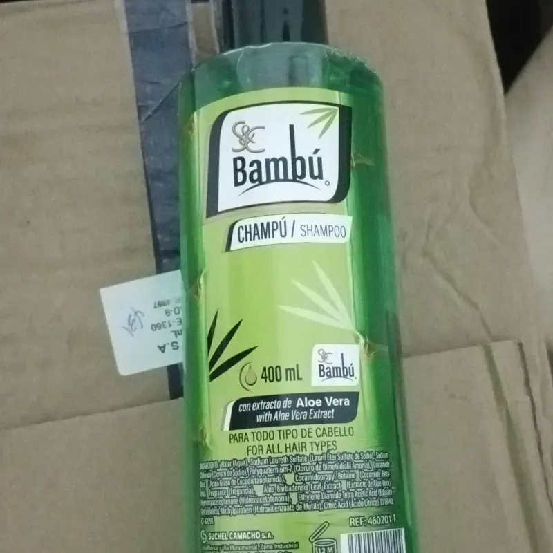 Shampoo marca bambú de 400 ml