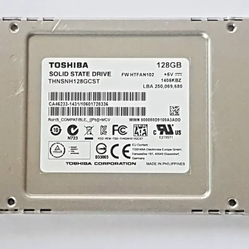Solid State Drive Toshiba 128GB $25 usd