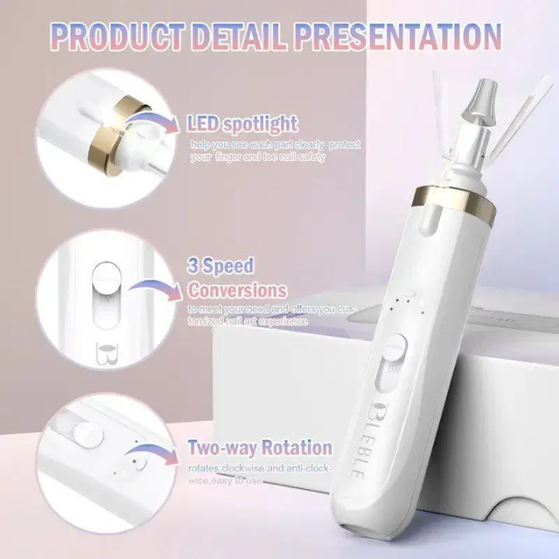 Taladro eléctrico para uñas $40 usd