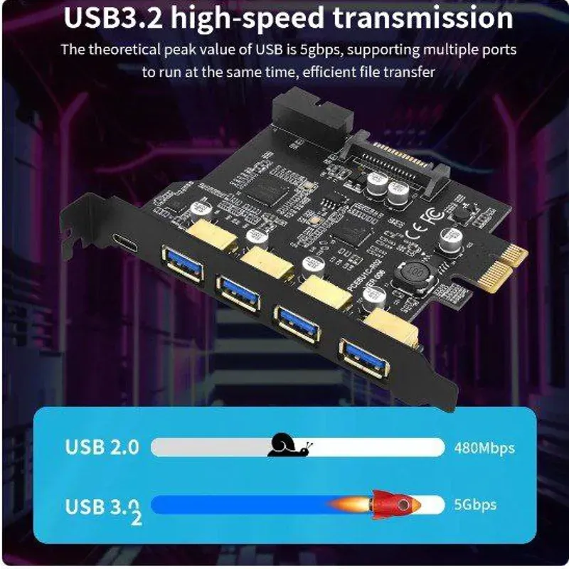 Tarjeta de Expansión PCIe 3.0 $50 usd
