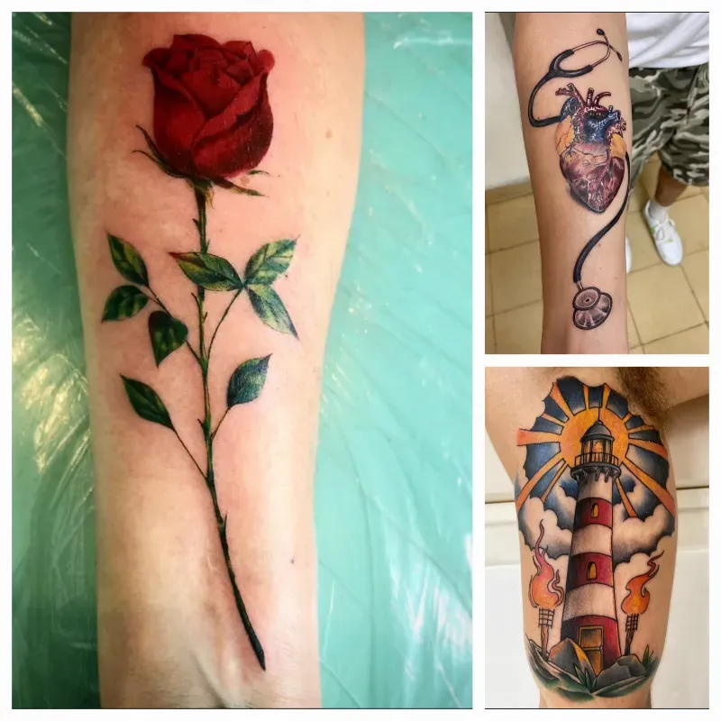 Tattos a color 