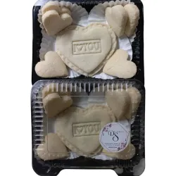 Set # 3 de 7 torticas en forma de corazón 