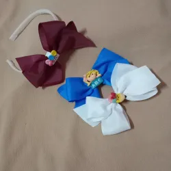 Cintillo Escolar con 3 lazos 