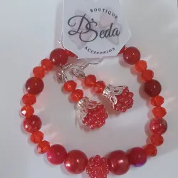 Conjunto de pulso y aretes