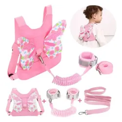 Arnés de seguridad + pulsera + correa