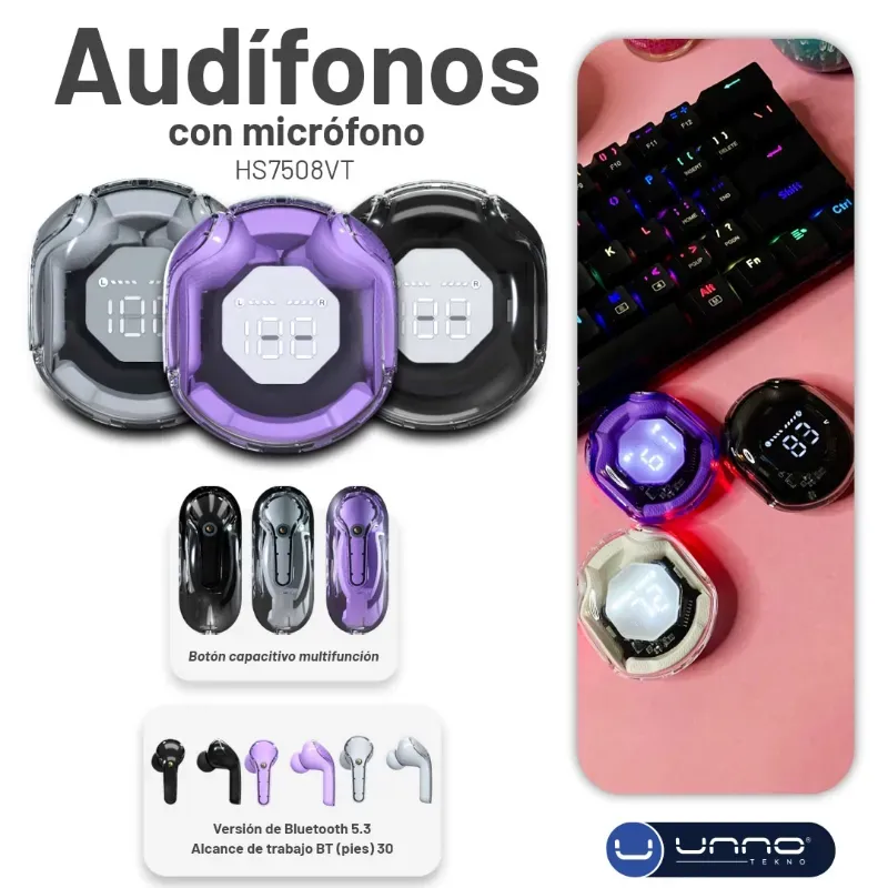 Audífonos Bluetooth UNNO